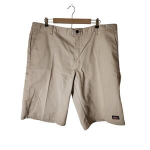 DICKIES Tan Khaki Denim Cotton Work Skater Casual Shorts SZ 42
